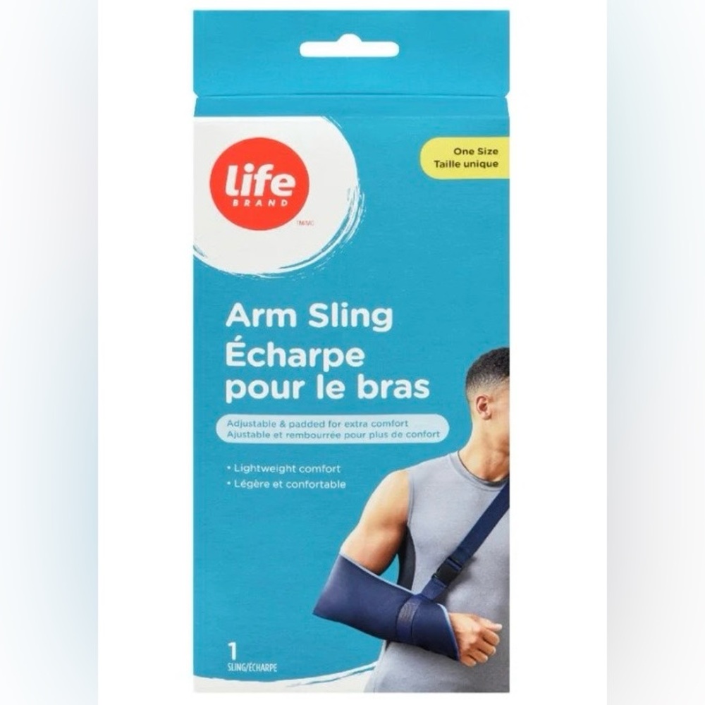 Life Brand Deluxe Arm Sling – Adjustable & Padded, One Size Fits All